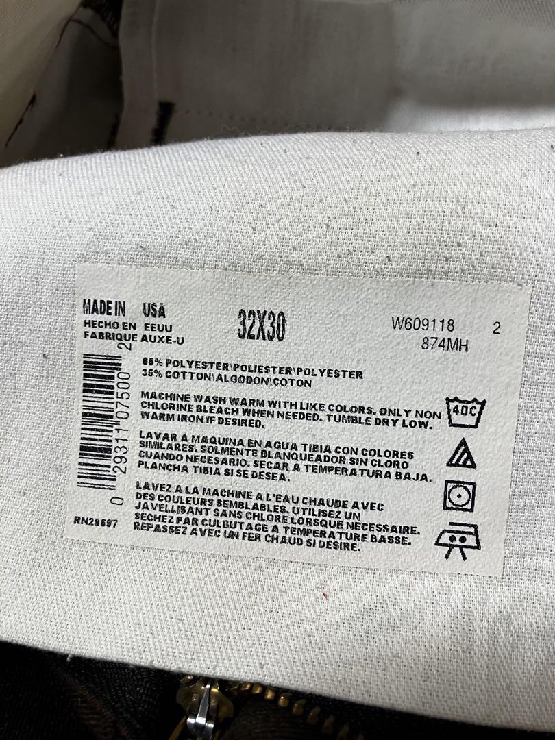 90s USA 米国製 Dickies 874 W32 Brownワークパンツ