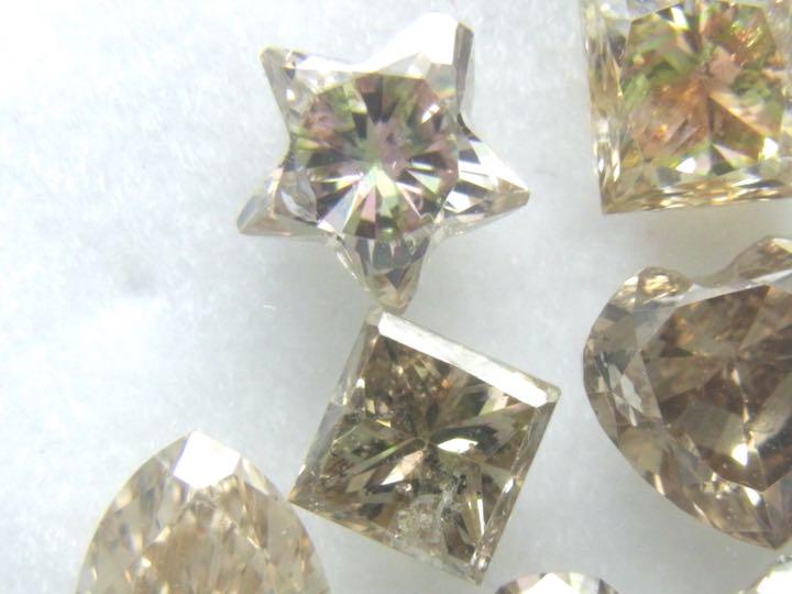 SALE格安 ブラウンカラー系 天然ダイヤ7ピースルース WiPYl-m17629576023 合計2.14ct 爆買い正規品