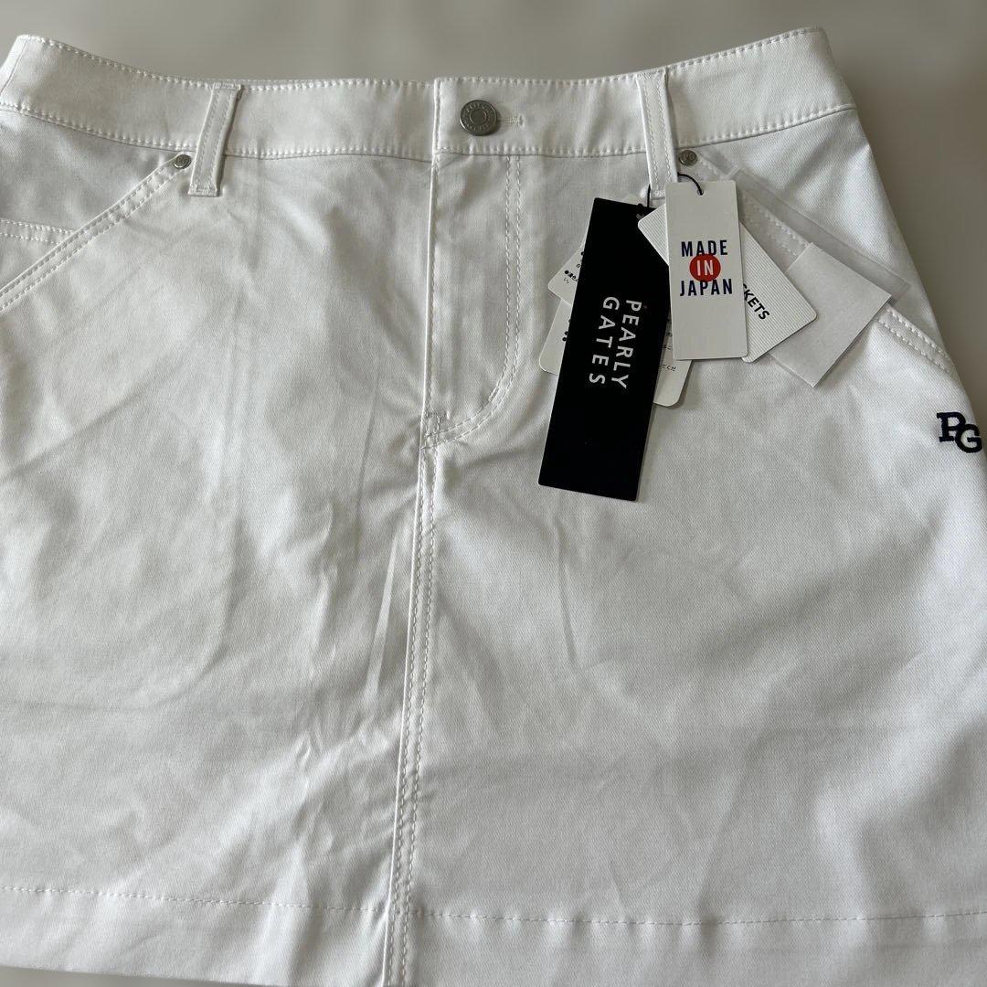 【絶品】 パーリーゲイツ ホワイト ☆新品タグ付き☆レディース1(M) トップス