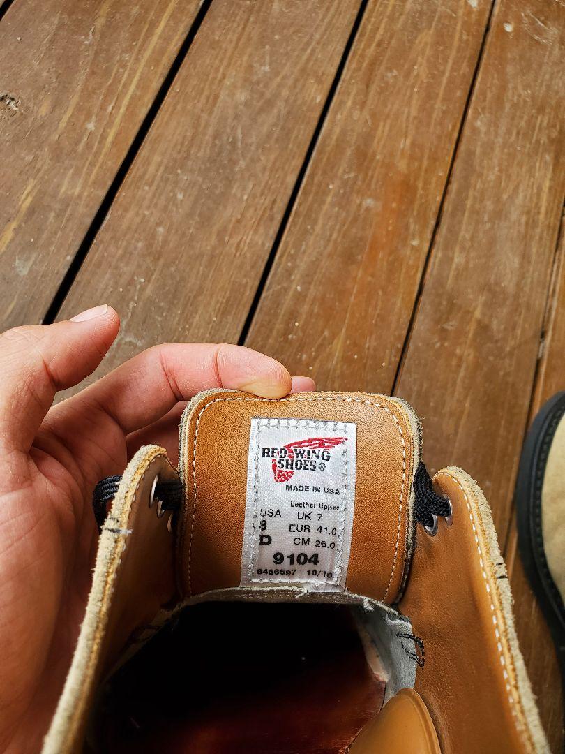 【レア廃番 美品】Redwing postman oxford 9104