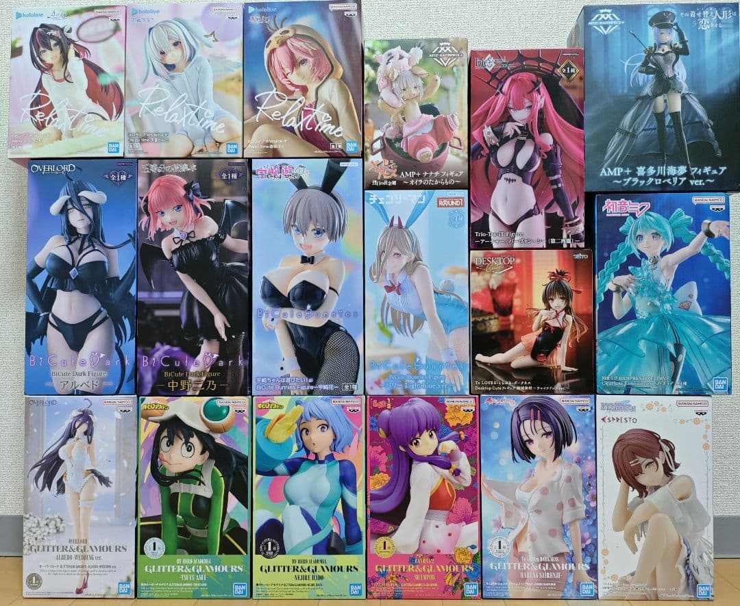 美 少女 ヒロイン セット プライズ フィギュア 18体 まとめ グリグラ