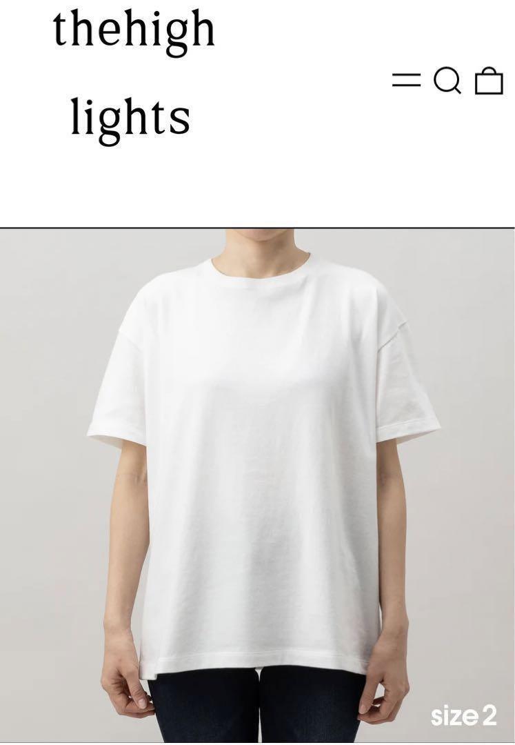 thehigh lights 2pack tee white 1枚 サイズ2
