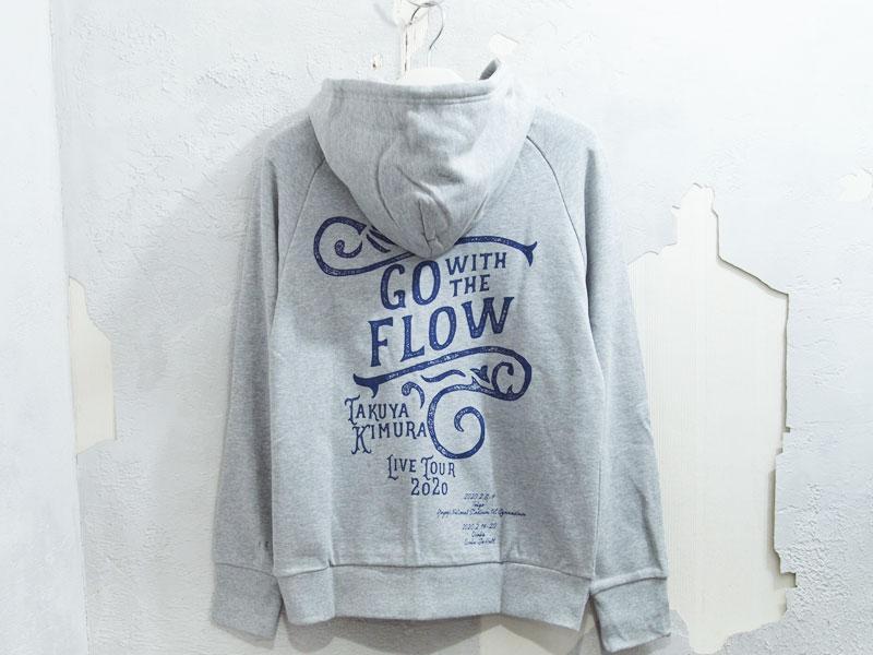 木村拓哉　FLOW　パーカー 新品 木村拓哉 Go with the Flow パーカー キムタク ライブ
