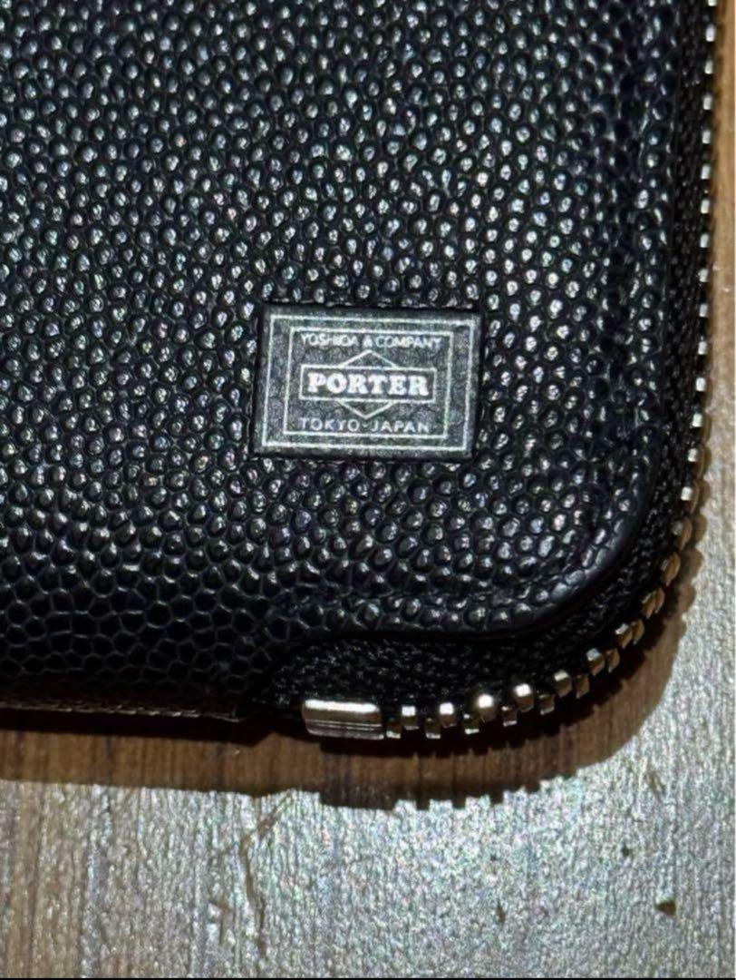 美品◆PORTER ABLE◆ポーターエイブル Ｌ字ウォレット