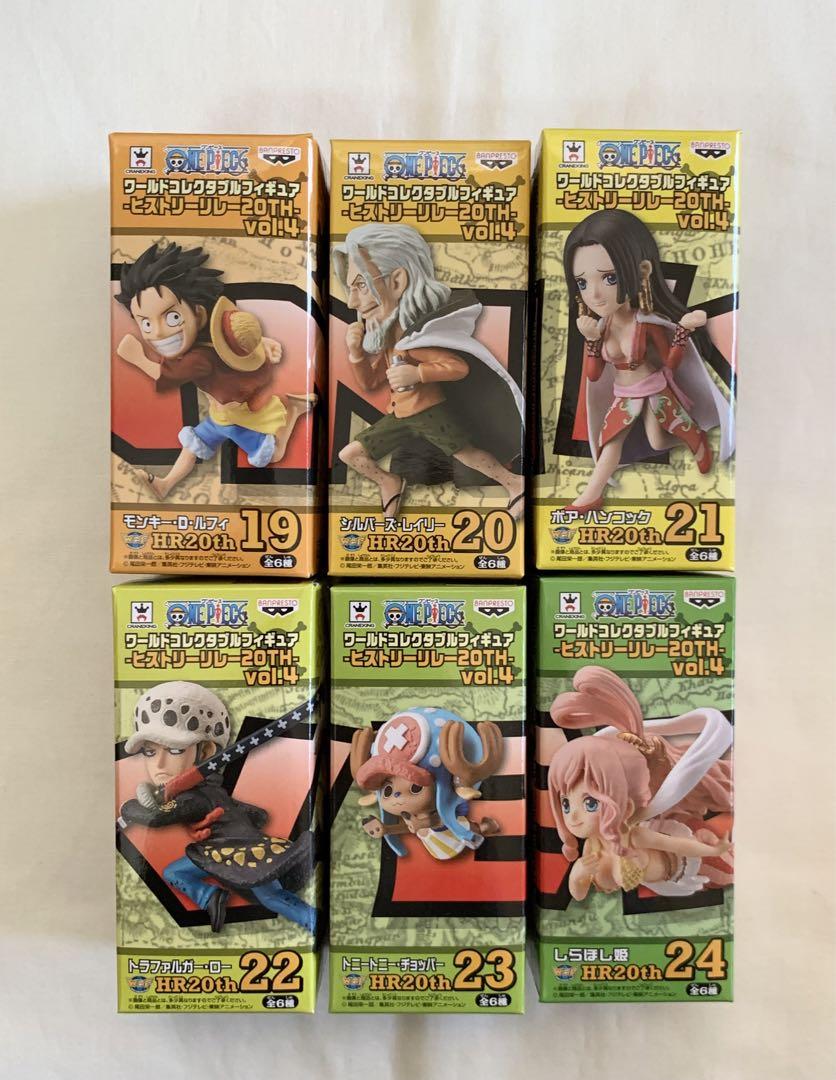 ワンピース ワーコレ ヒストリーリレー20TH vol.4　全6種セット