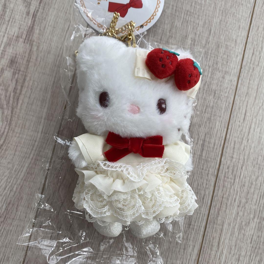 サンリオ ショートケーキ マスコット バッグチャーム ハローキティ 新品 - メルカリ