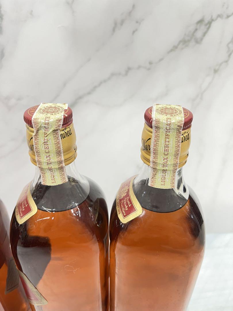 な*お様 Johnnie Walker ジョニーウォーカー　ウイスキー　4本　ま