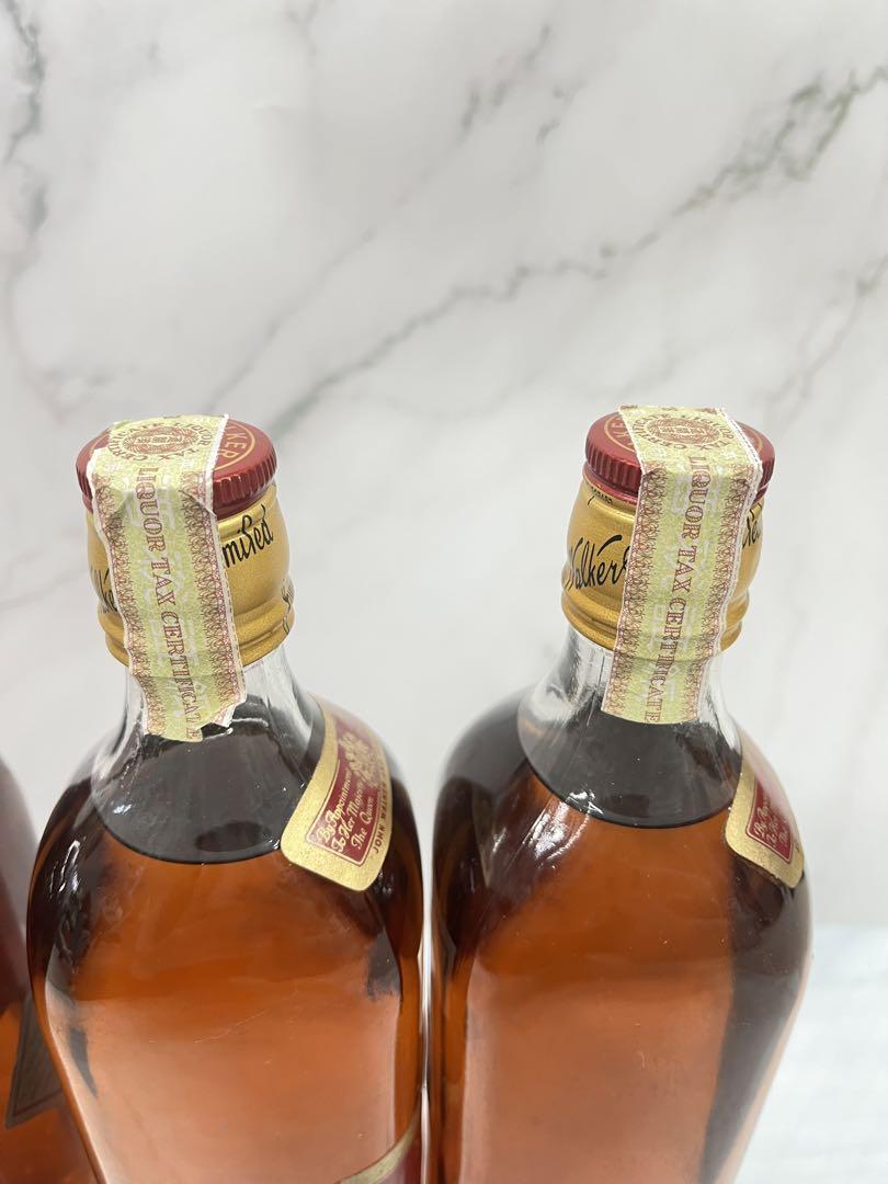 な*お様 Johnnie Walker ジョニーウォーカー　ウイスキー　4本　ま