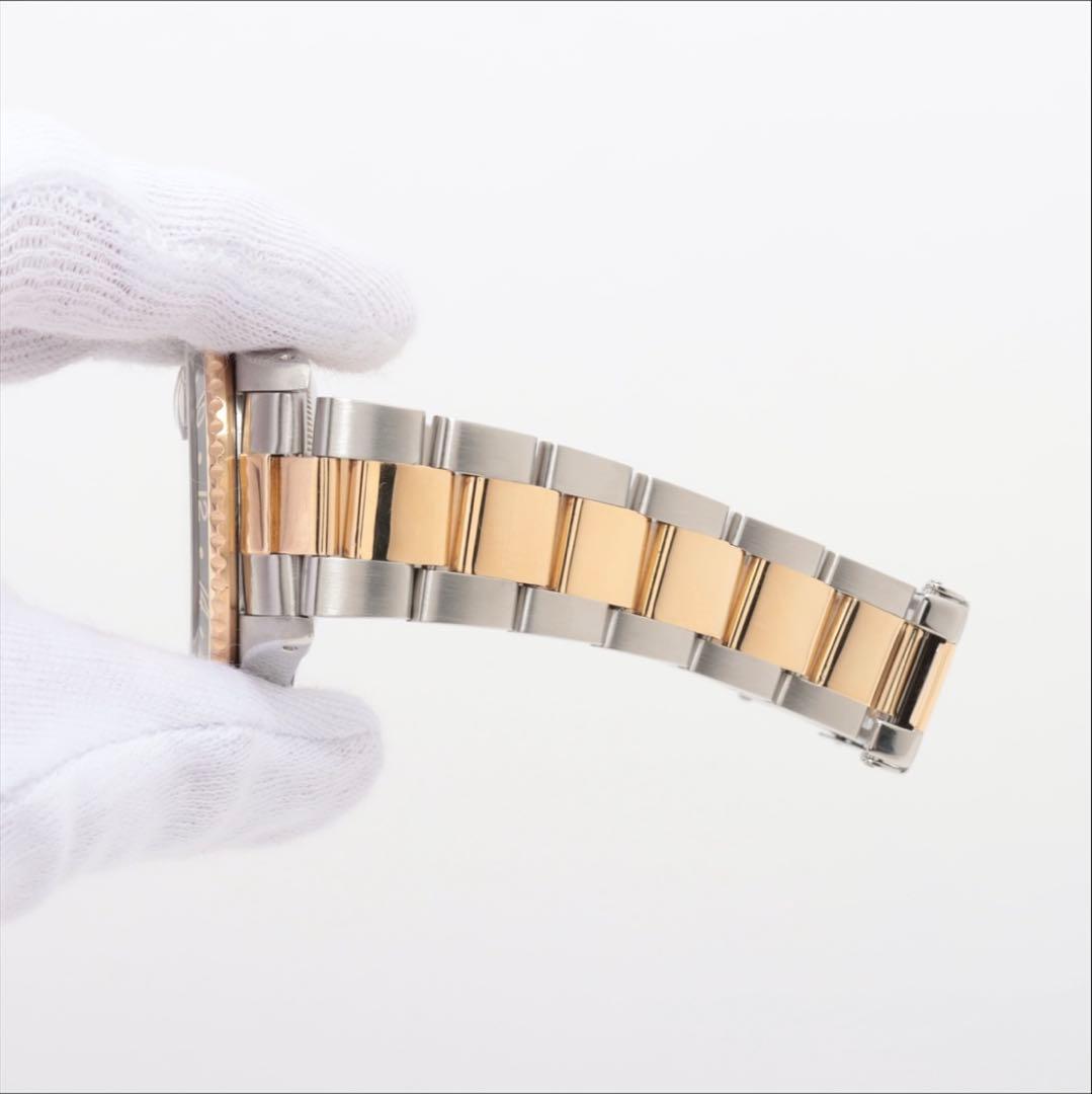 ロレックス GMTマスター|| 16713 SSxYG AT 黒文字盤