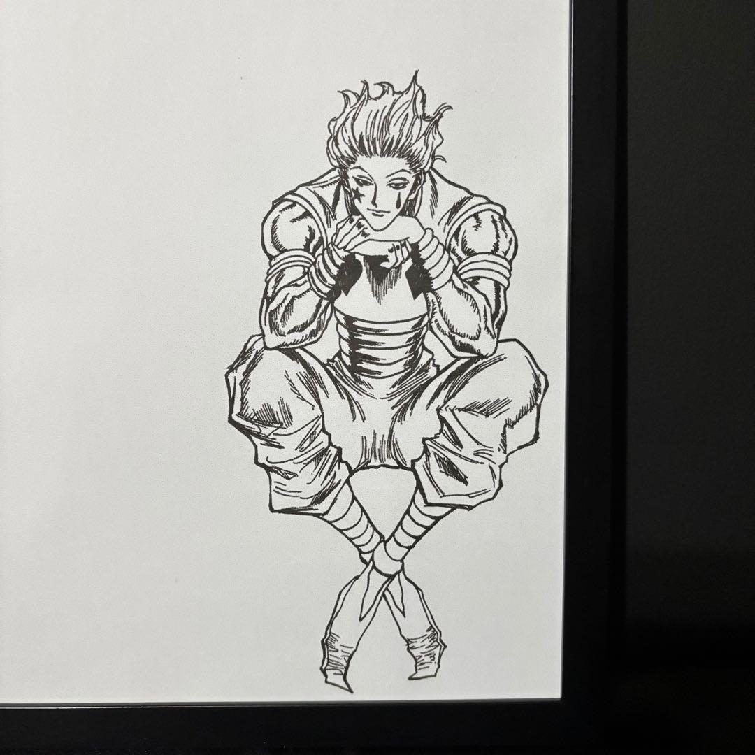 HUNTER × HUNTER ヒソカ ポスター HUNTER×HUNTER_描き下ろし ヒソカ 戦う背中ver. A3マット加工