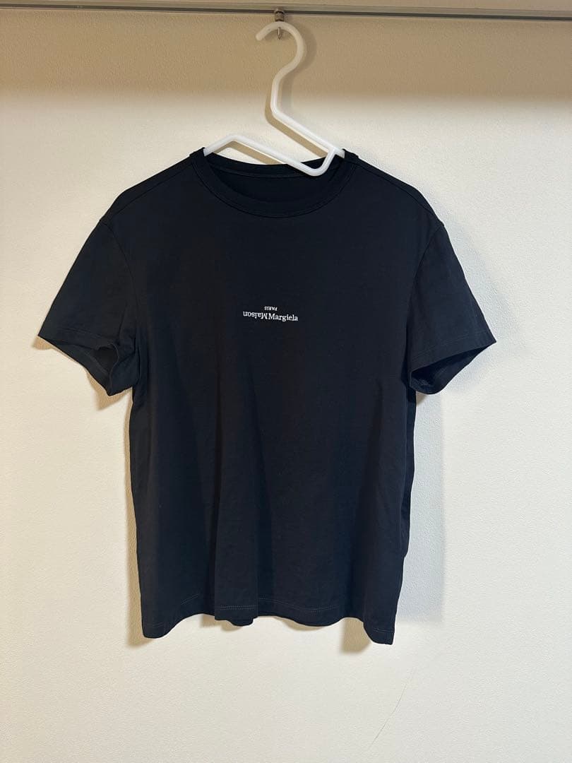 Maison Margiela ディストーテッドロゴTシャツXS(SS)・Maison Margiela