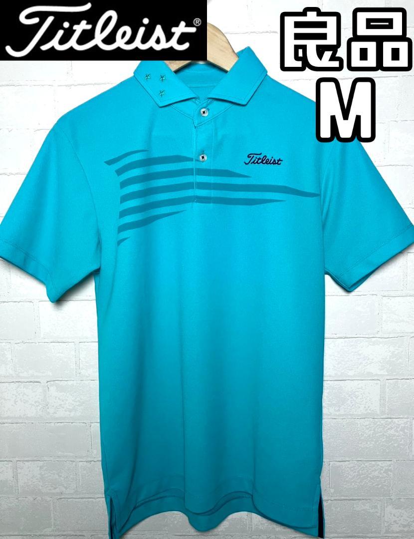 良品 タイトリスト Titleist メンズ 半袖 ポロシャツ Mサイズ
