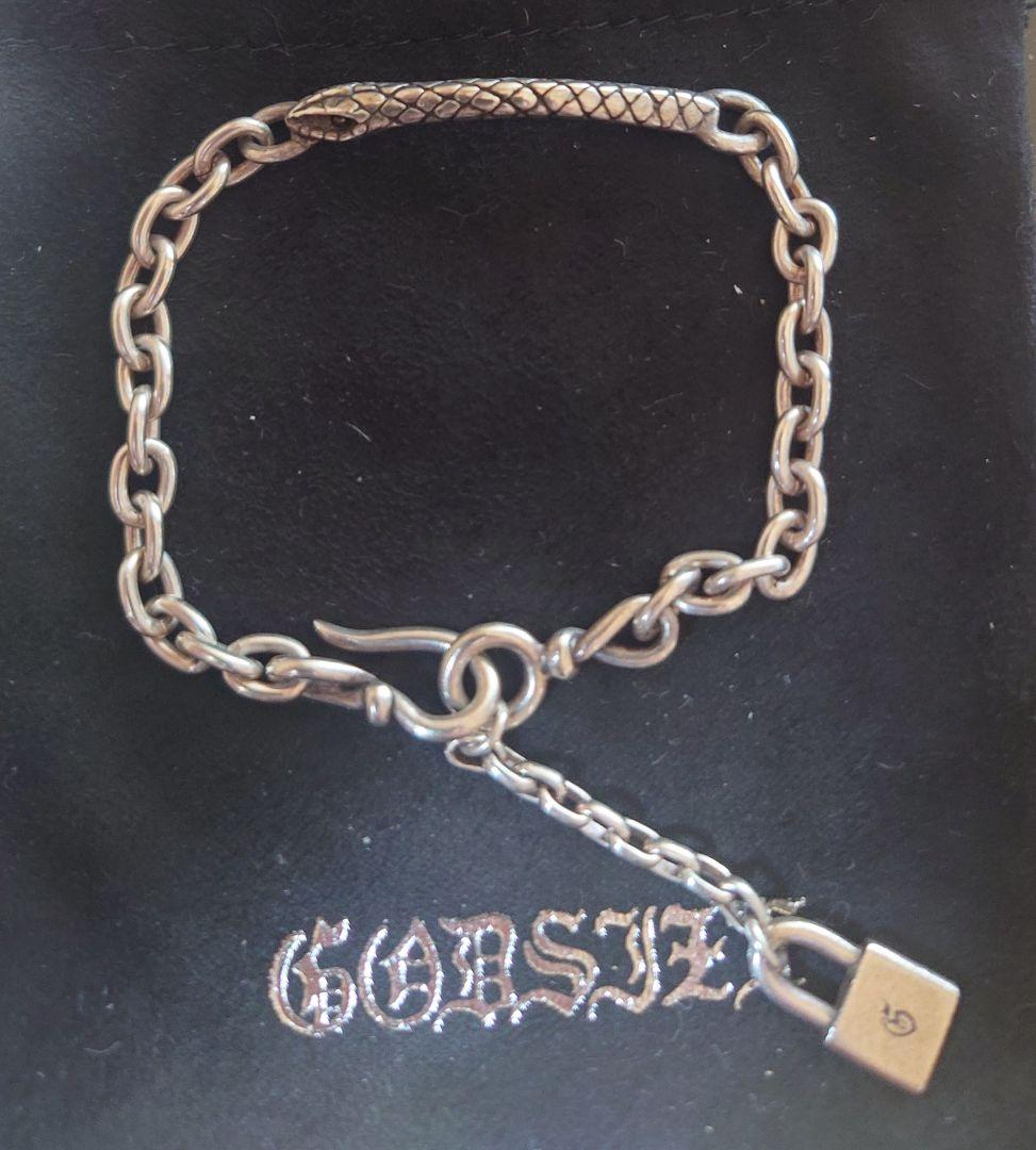 GODSIZE ゴッドサイズ スネークチェーンブレスレット