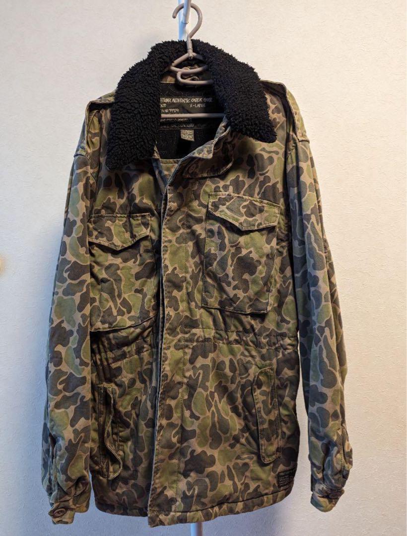 ストューシー　stussy ジャケット　カモ柄