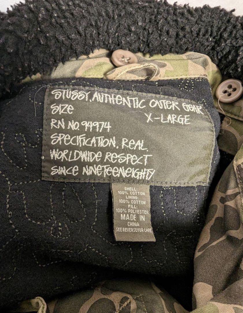 ストューシー　stussy ジャケット　カモ柄