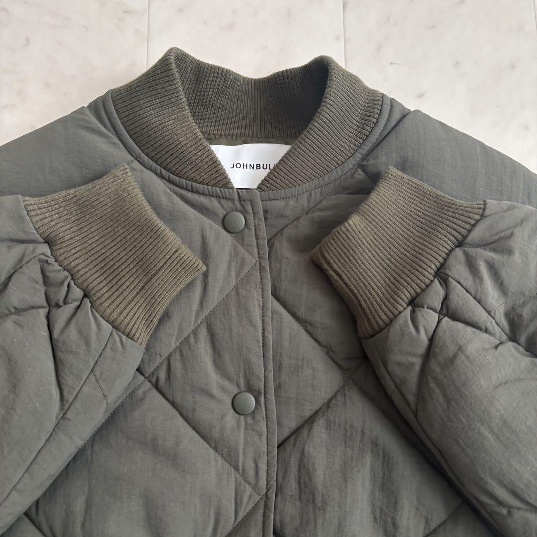 美品◆ジョンブル キルティングジャケット JOHNBULL ショートブルゾン