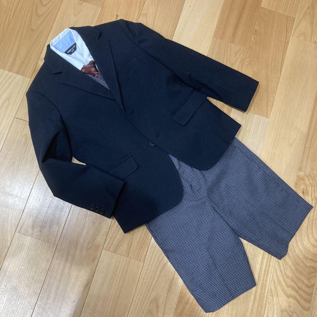 COMME CA ISM 男の子フォーマルスーツ 120サイズ 6点セット