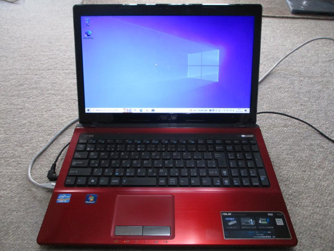 美品爆速SSD256GB！第2世代corei5MEM8ASUS K53E