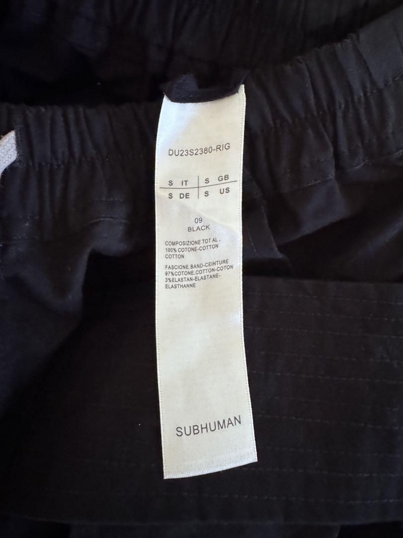 パンツ RickOwens DRKSHDW CARGO DRAWSTRING