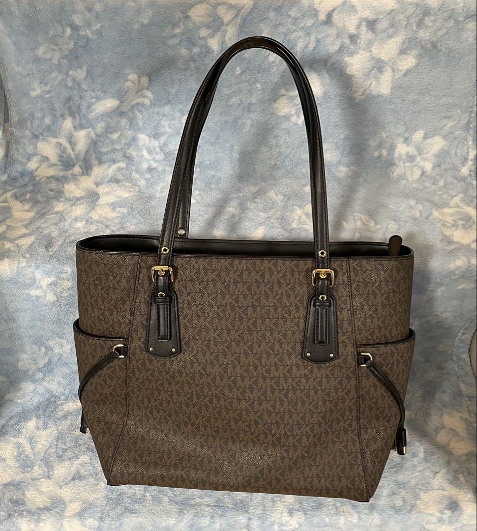 マイケルコース MICHAEL KORS トートバッグ レディース 茶/黒
