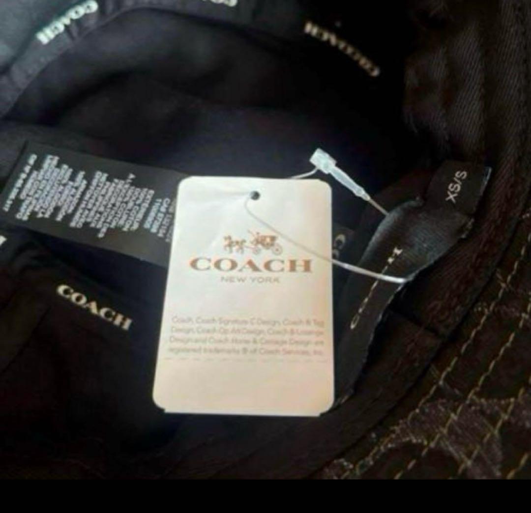 COACH コーチ　シグネチャーバケットハット　正規品‼️タグ付き新品‼️