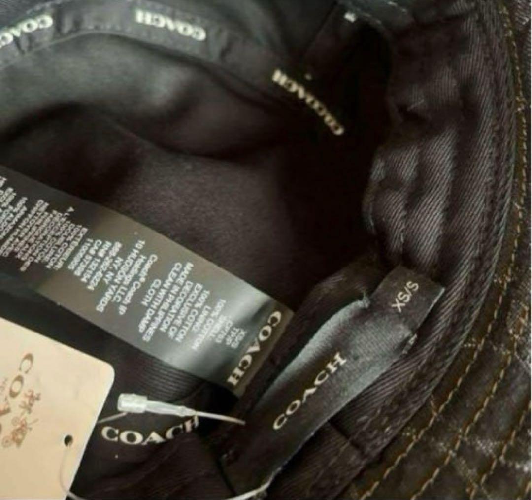 COACH コーチ　シグネチャーバケットハット　正規品‼️タグ付き新品‼️