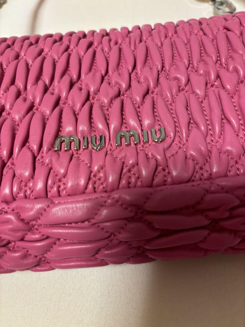 miumiu　ナッパクリスタル6way ビジューショルダーバッグ・クラッチバッグ