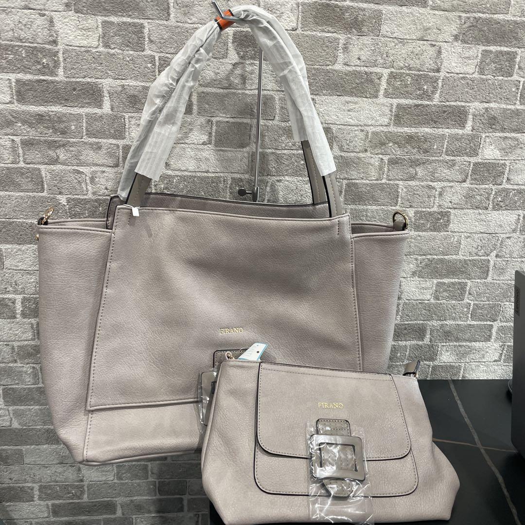 28☆FIRANO グレー トートバッグ - メルカリ