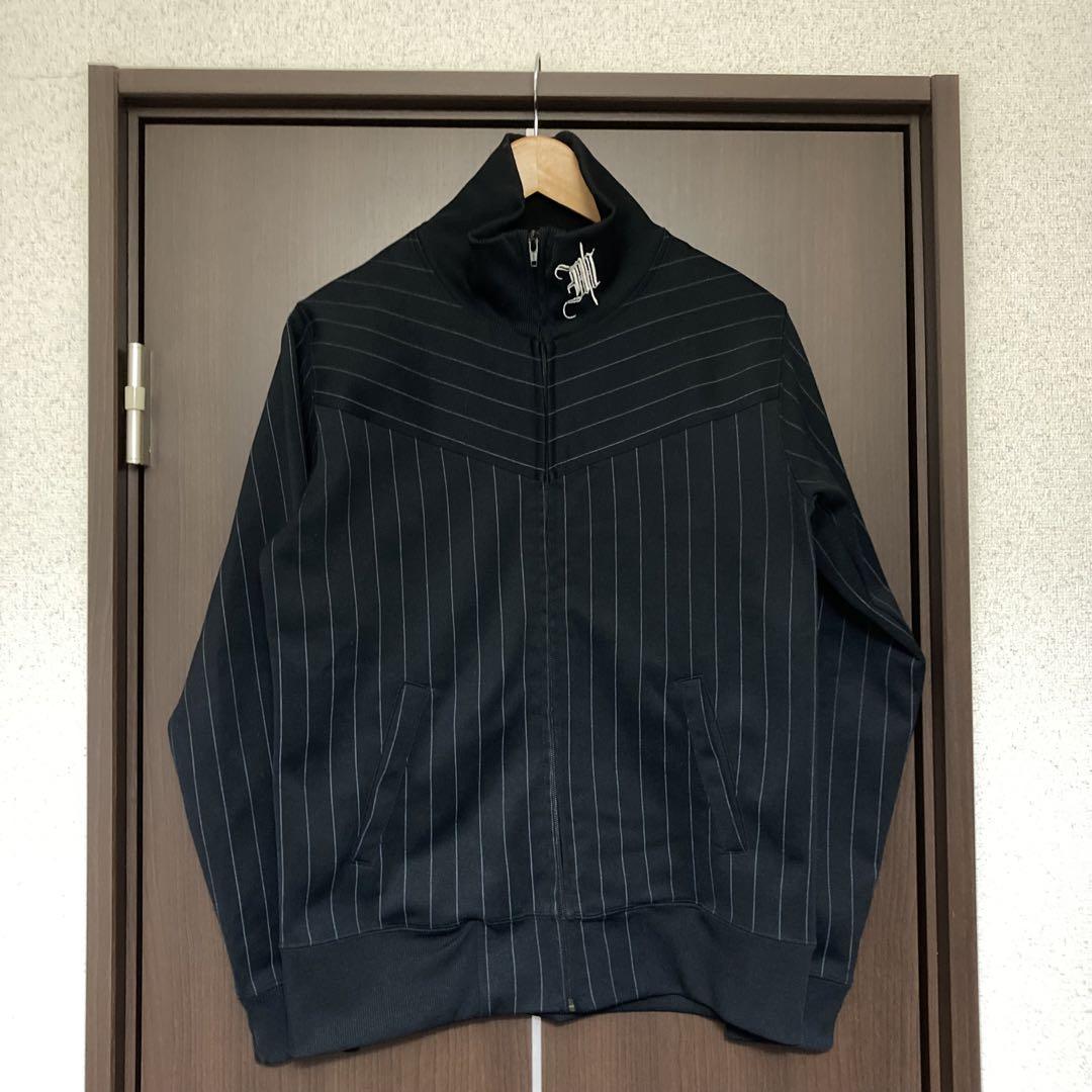 00s archive MOSSIMO SPORT ジャージ 黒 両面刺繍 L
