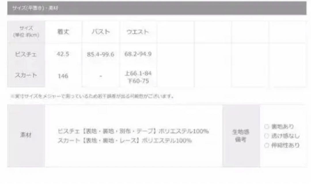 シークレットハニー　シンデレラ　デラックスバージョン　DX ドレス　ワンピース