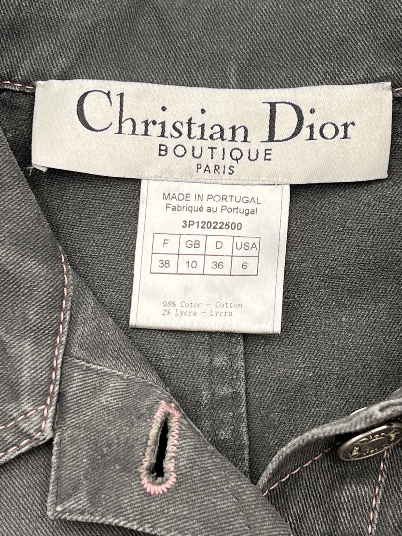 Christian Dior ダークグレー デニムジャケット 38 - メルカリ