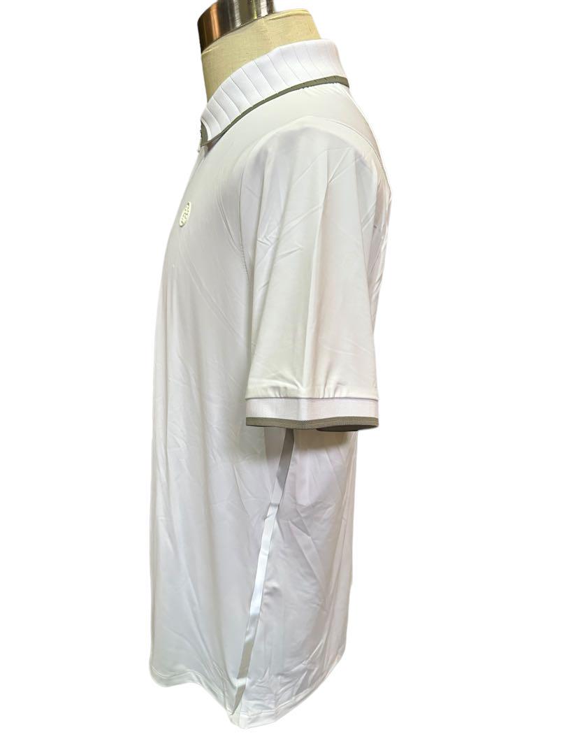G/FORE メンズシャツポロシャツひんやり生地sizeLホワイト G/FORE メンズシャツポロシャツひんやり生地sizeXLホワイト