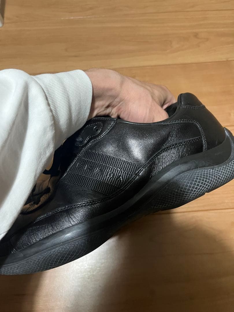 PRADAスポーツ レザー ススニーカー PRADA SPORTS プラダスポーツ レザー スニーカー 6 ブラック