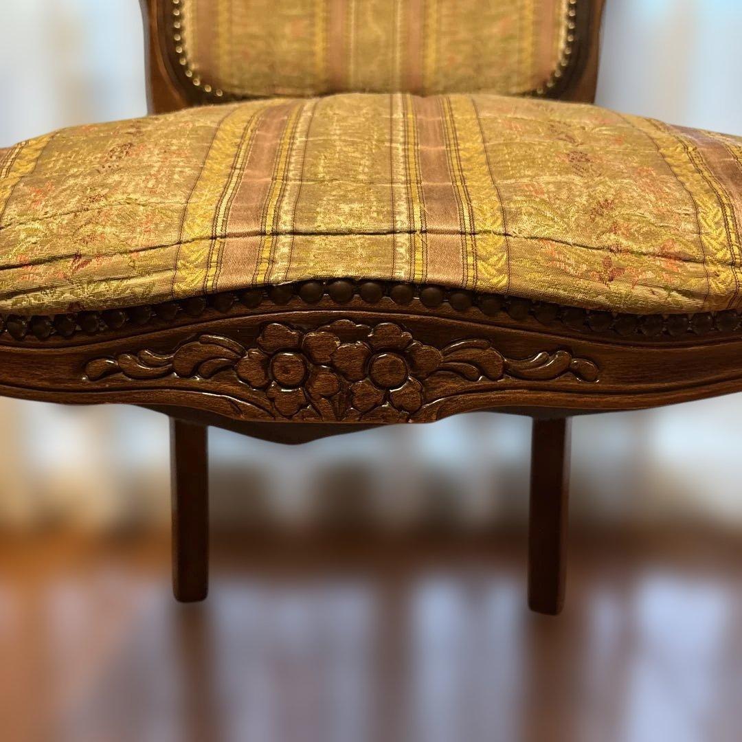 アンティーク 猫脚アームチェア