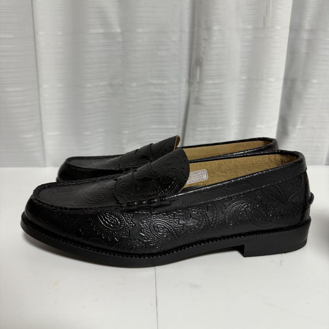 ⭐️未使用⭐️ KENFORD ケンフォード　ペイズリー　レザー　ローファー　黒