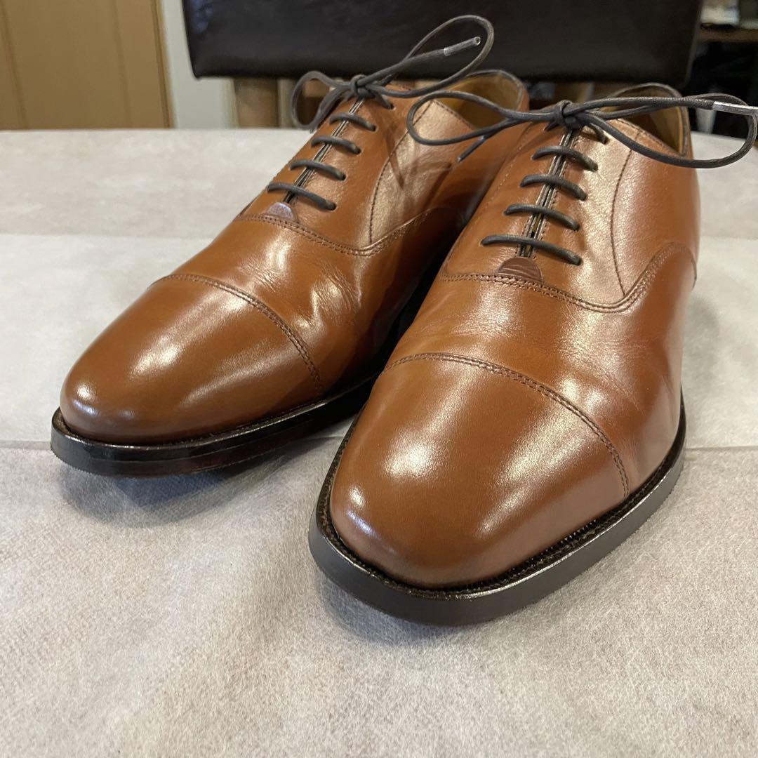 E*1様 Loake キャップトゥ ストレートチップ UK6