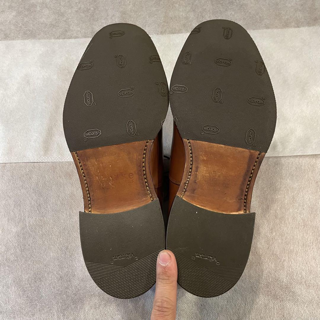 E*1様 Loake キャップトゥ ストレートチップ UK6