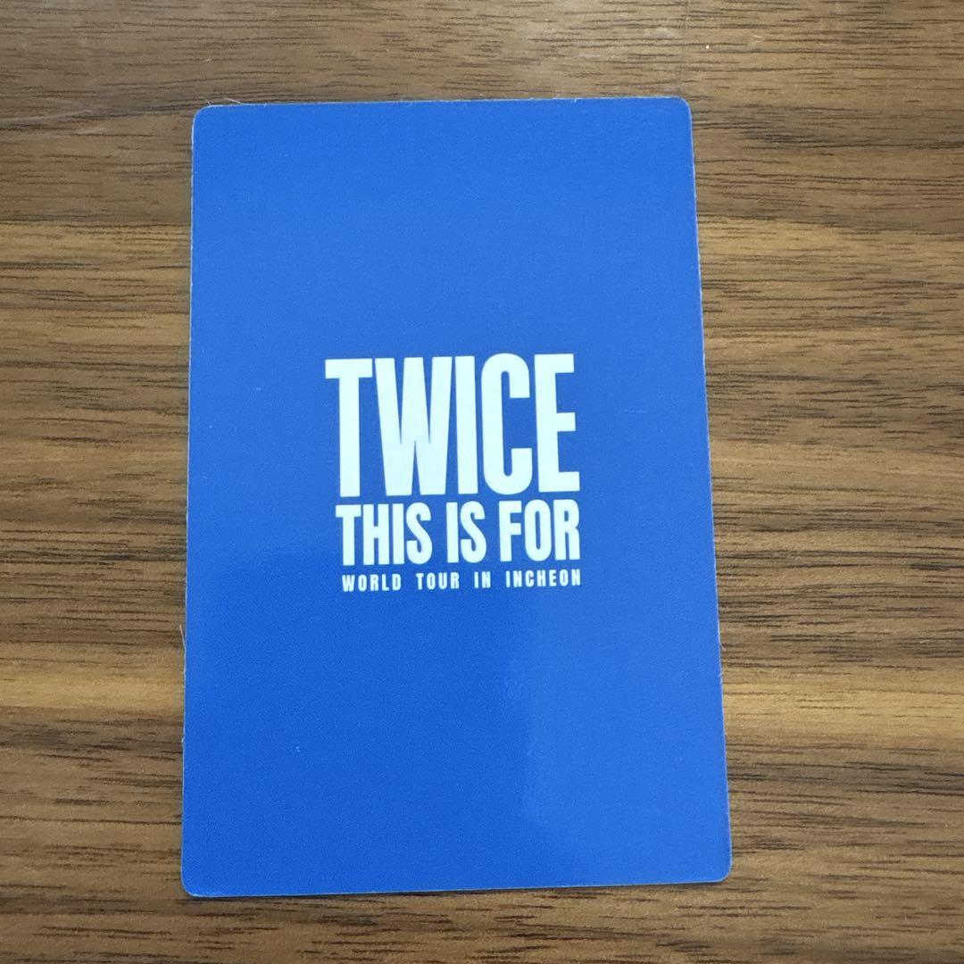 TWICE トレカ 入場特典 チェヨンソウルコンthis is for - メルカリ