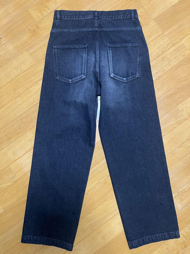 order loose denim pants used black