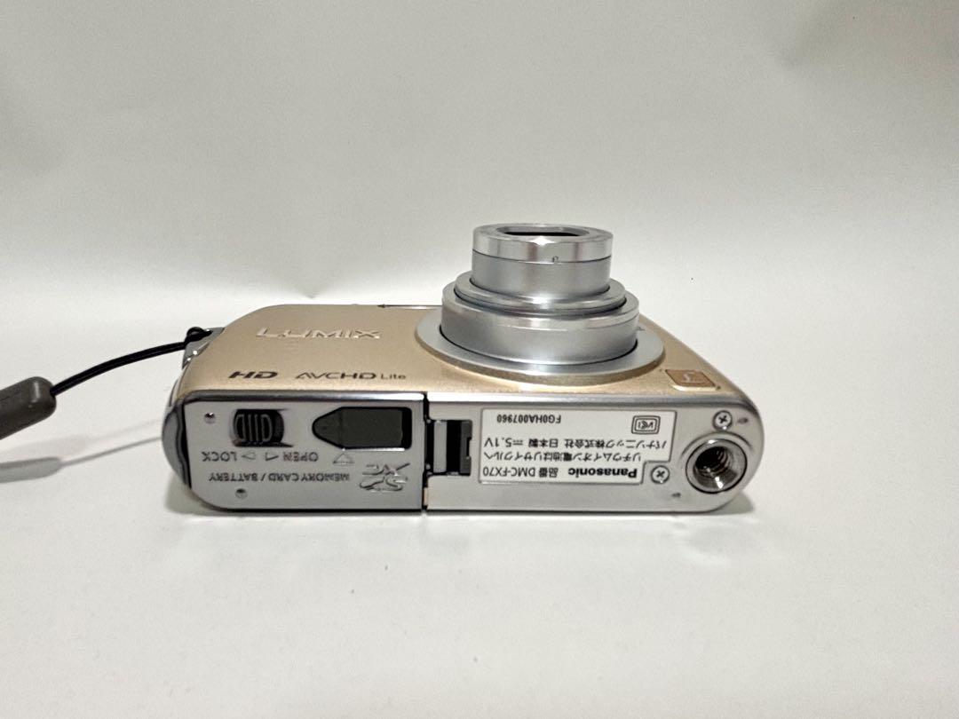 【美品】Panasonic デジカメ LUMIX DMC-FX70 コンデジ