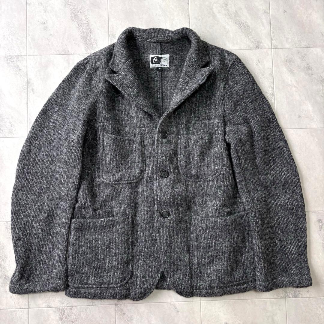 エンジニアードガーメンツ メランジ モヘヤニットブルゾン MM Engineered Garments
