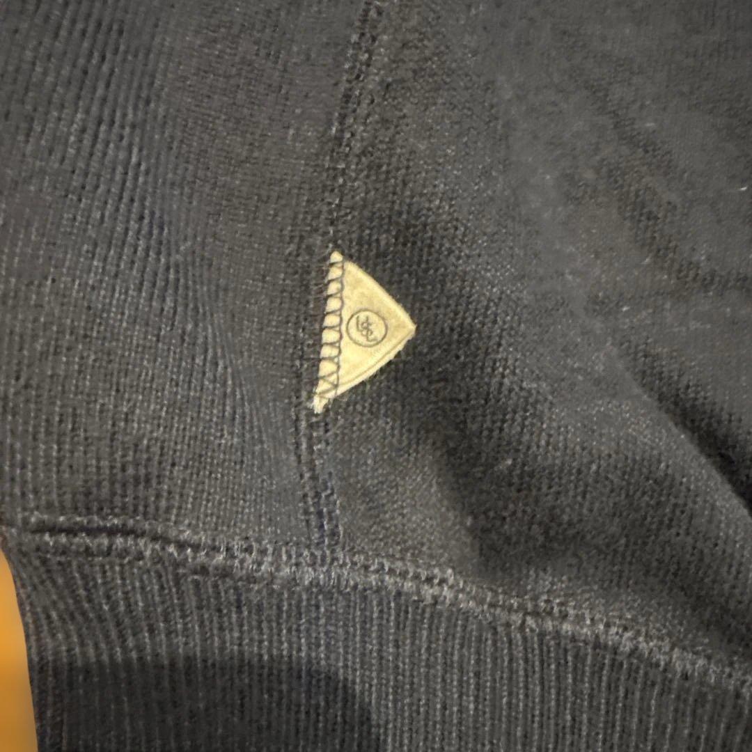 *UN-USELLESS ネイビー クルーネック スウェット