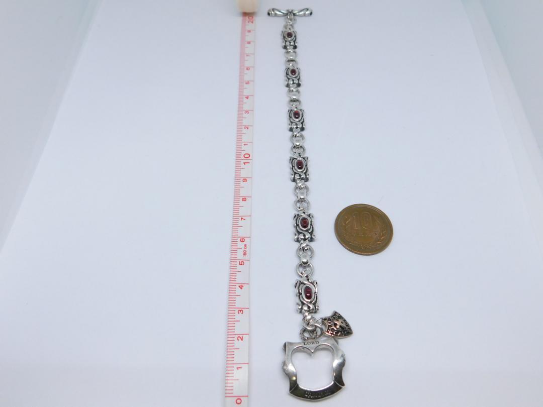 美品 ブレスレット LORD CAMELOT bFNZL-m17672680456 ロードキャメロット ガーネット 新品即納