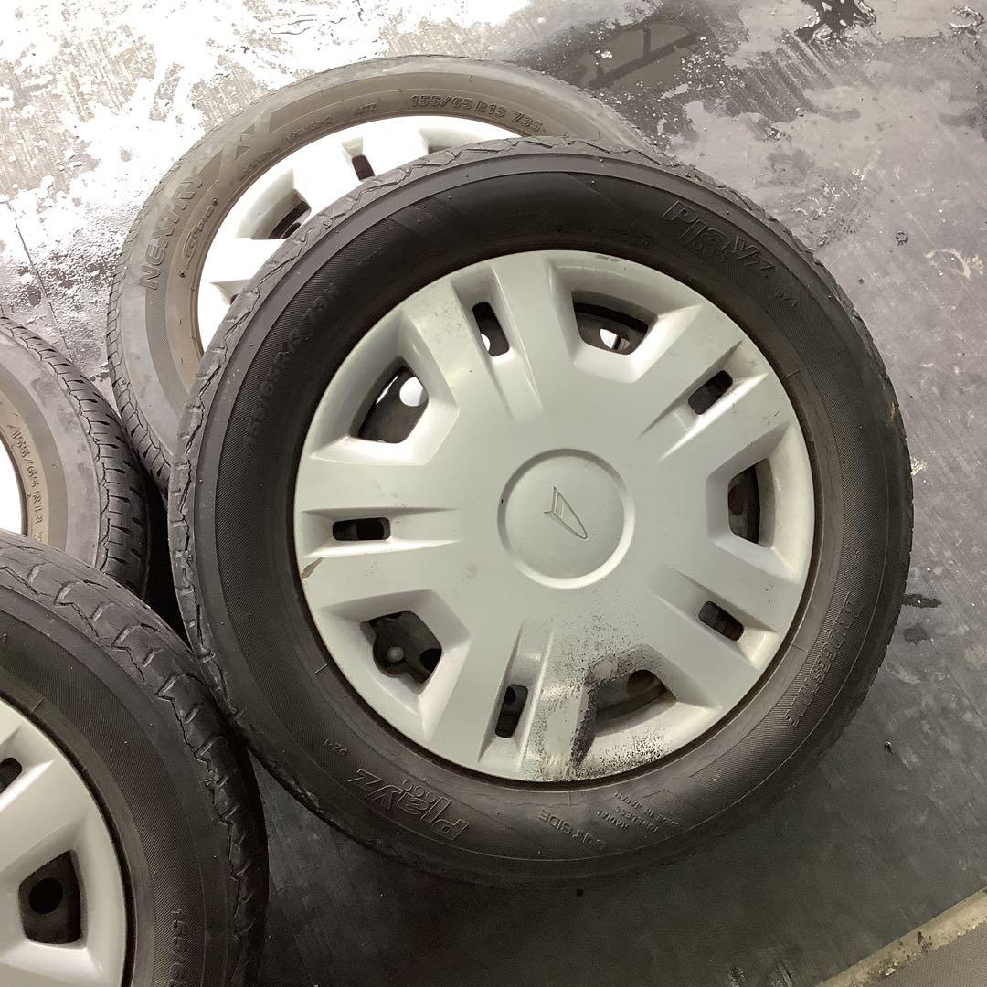 ミラ 純正ホイール４本やや傷や汚れあり