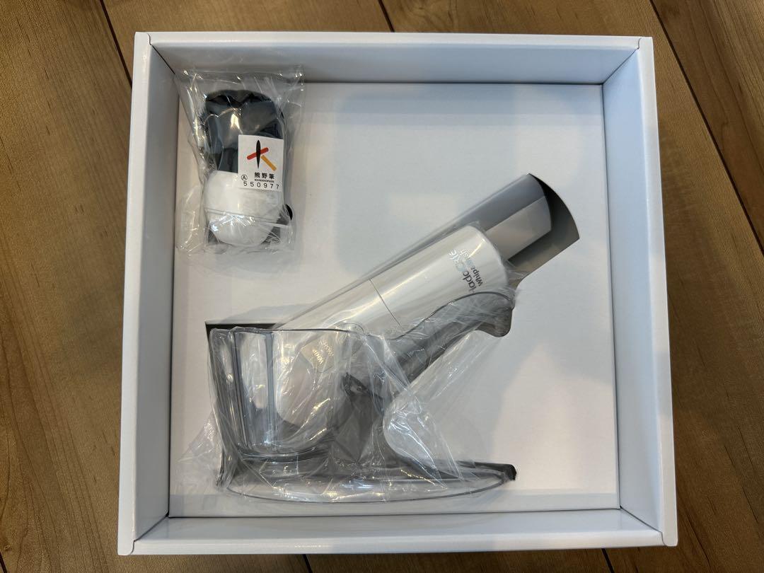 HadaCRiE 洗顔器 WB-K01 熊野筆コラボ HITACHI(ヒタチ) / 泡立て洗顔エステ ハダクリエ ホイップ