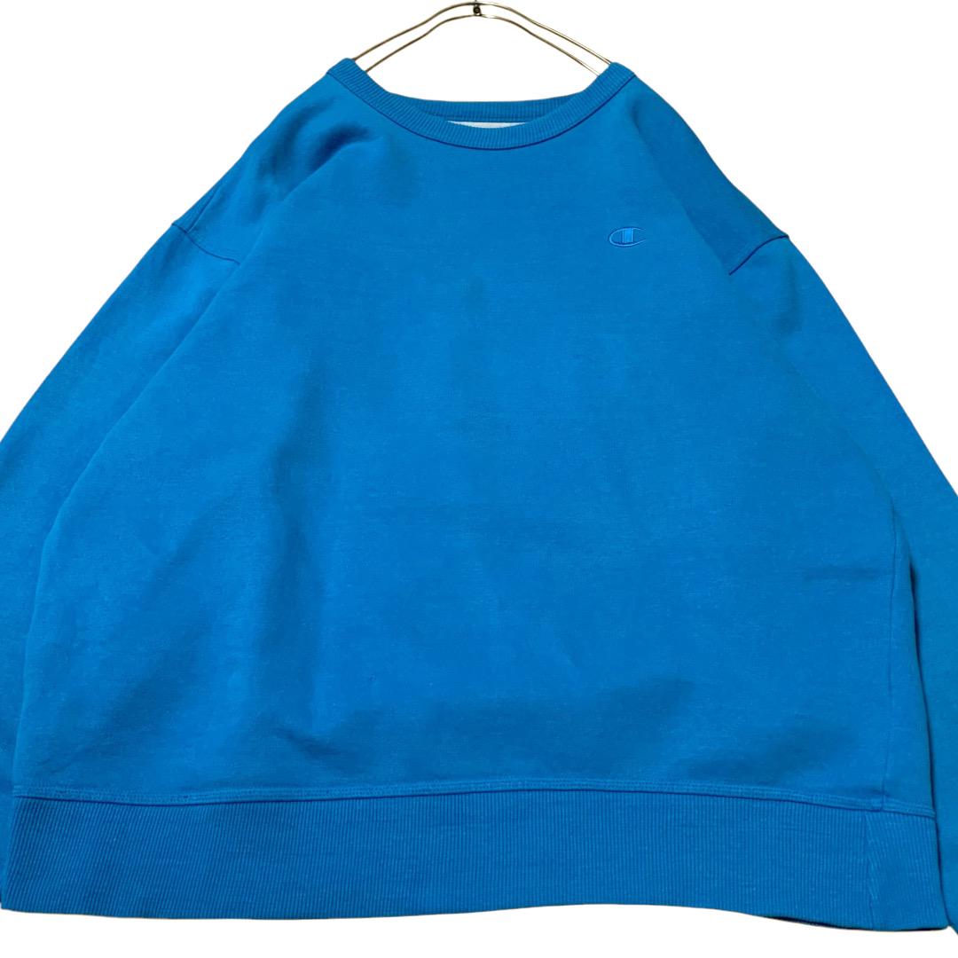 チャンピオン スウェット CHAMPION エメラルド 目付き 無地 トレーナー