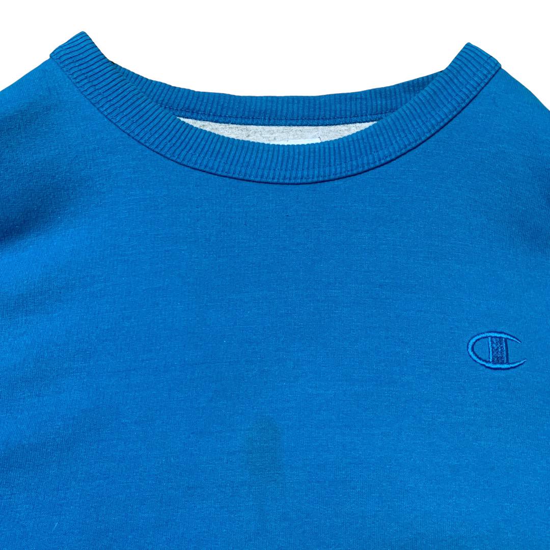 チャンピオン スウェット CHAMPION エメラルド 目付き 無地 トレーナー