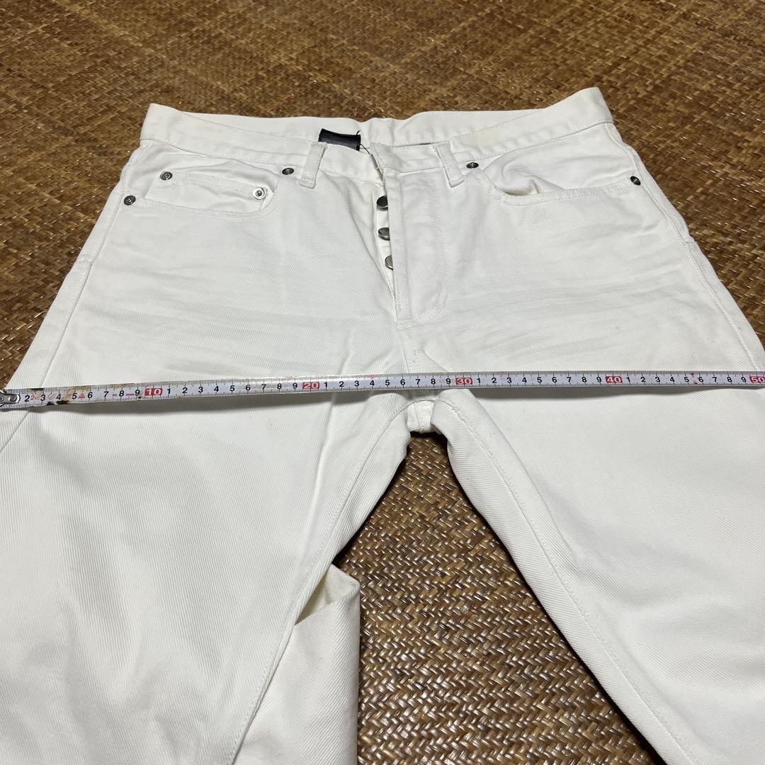 汚れがあるのでお安くしてます　Dior ホワイト デニムパンツ