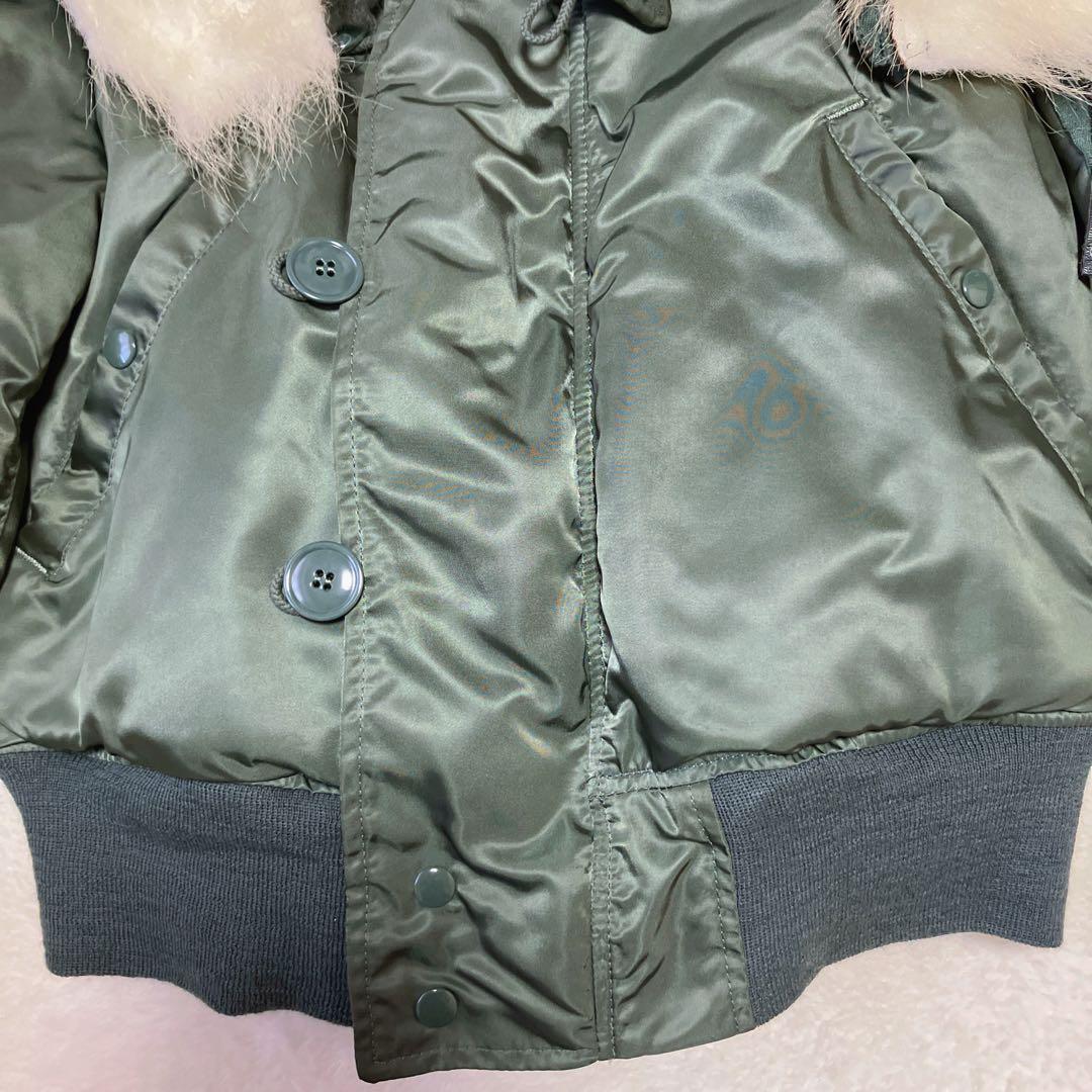 アルファ N-2B フライトジャケットミルスペックタグ 86’s 米軍 短丈 アルファ N-2B フライトジャケットミルスペックタグ 86’s 米軍 短丈