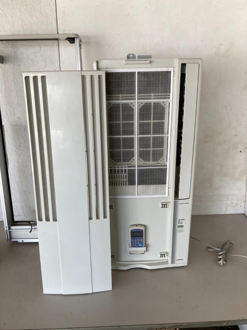 100%新品正規品 C-8 リモコン付き 窓枠エアコン L8V97-m17678854278 コロナルームエアコン 外枠 得価100%新品